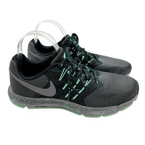 Nike Women's Black and Green Running Shoes